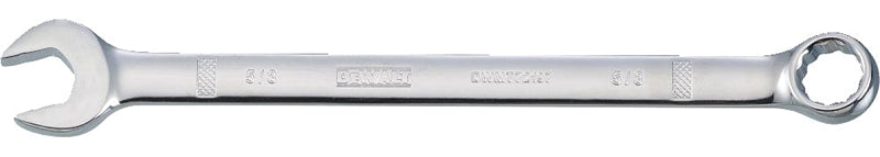 DEWALT DWMT72197OSP Combination Wrench, SAE, 5/8 in Head, 7-15/16 in L, 12-Point, Steel, Chrome-Plated