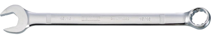 DEWALT DWMT72202OSP Combination Wrench, SAE, 15/16 in Head, 12-5/8 in L, 12-Point, Steel, Chrome-Plated