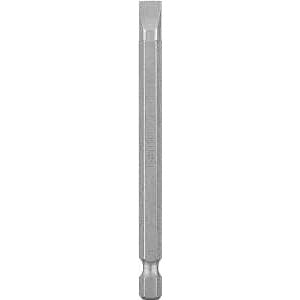 DEWALT DW2038 Power Bit, #8 Drive, Slotted Drive, 1/4 in Shank, Hex Shank, 3-1/2 in L, Tool Steel