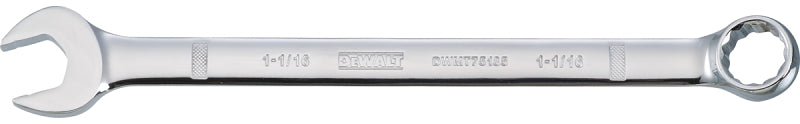 DEWALT DWMT75185OSP Combination Wrench, SAE, 1-1/16 in Head, 14-3/4 in L, 12-Point, Steel, Chrome-Plated