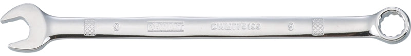 DEWALT DWMT75199OSP Combination Wrench, Metric, 9 mm Head, 5-7/8 in L, 12-Point, Steel, Chrome-Plated
