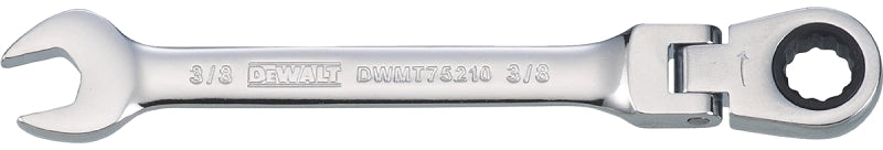 DEWALT DWMT75210OSP Combination Wrench, SAE, 3/8 in Head, 5-11/32 in L, 12-Point, Steel, Chrome-Plated