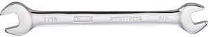 DEWALT DWMT75222OSP Open End Wrench, SAE, 3/8 x 7/16 in Head, 6-5/32 in L, Steel, Polished Chrome
