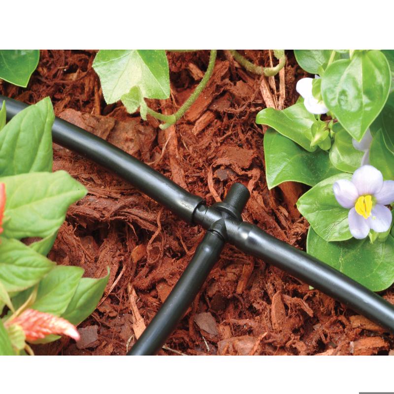 Rain Bird 1/4 in. Barbed Drip Irrigation Tee 30 pk, Pack of 15