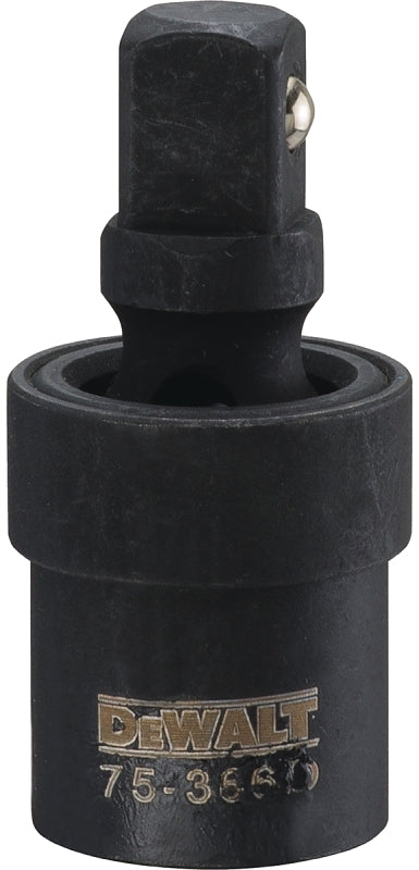 DEWALT DWMT75366OSP Impact Universal Joint, 1/2 in Drive, Female, Male Drive, 2-7/16 in L, Chrome-Plated