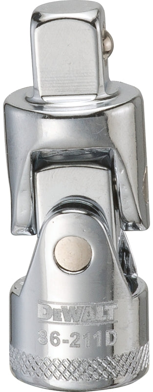 DEWALT DWMT86211OSP Universal Joint, 3/8 in Drive, Female, Male Drive, 1-31/32 in L, Chrome-Plated