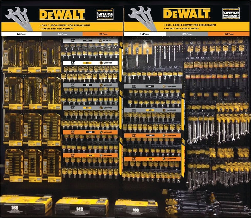 DEWALT DWMT74212 Series Socket Set, Specifications: 3/8 in Drive Size, Includes: (2) 8 mm Hex Bit
