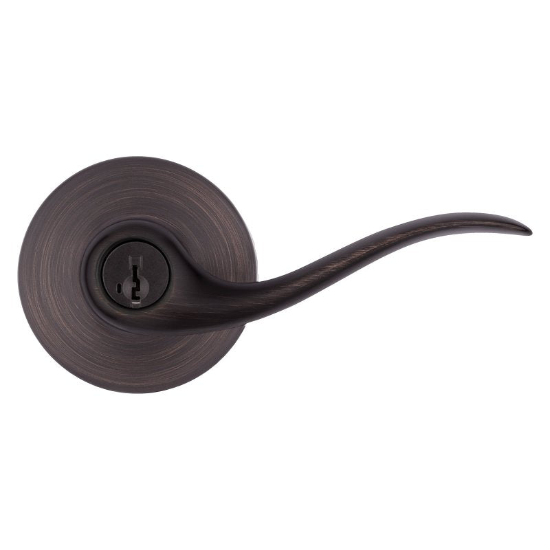 Kwikset Signature Series 740TNL 11P SMT RCS 6AL Entry Lever, Venetian Bronze, Zinc, Re-Key Technology: SmartKey