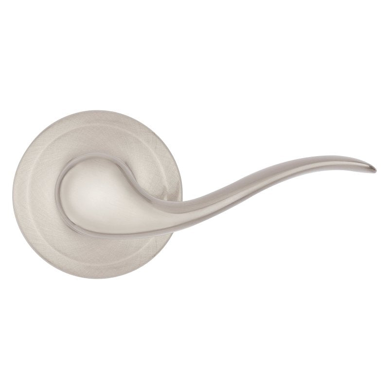Kwikset Signature Series 720TNL 15 6AL RCS Passage Lever, Non-Locking Lock, Satin Nickel, Zinc, Residential, 2 Grade