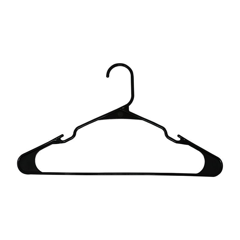 Merrick C87162-WH Hanger with Hooks, Plastic, Pack of 14