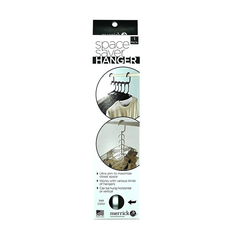 Merrick C52301-SHH Space Saver Hanger, Pack of 6