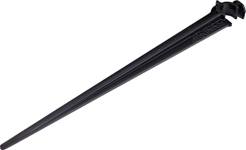 Raindrip 380050B Tubing Support Stake, 4 in L, Plastic, Black
