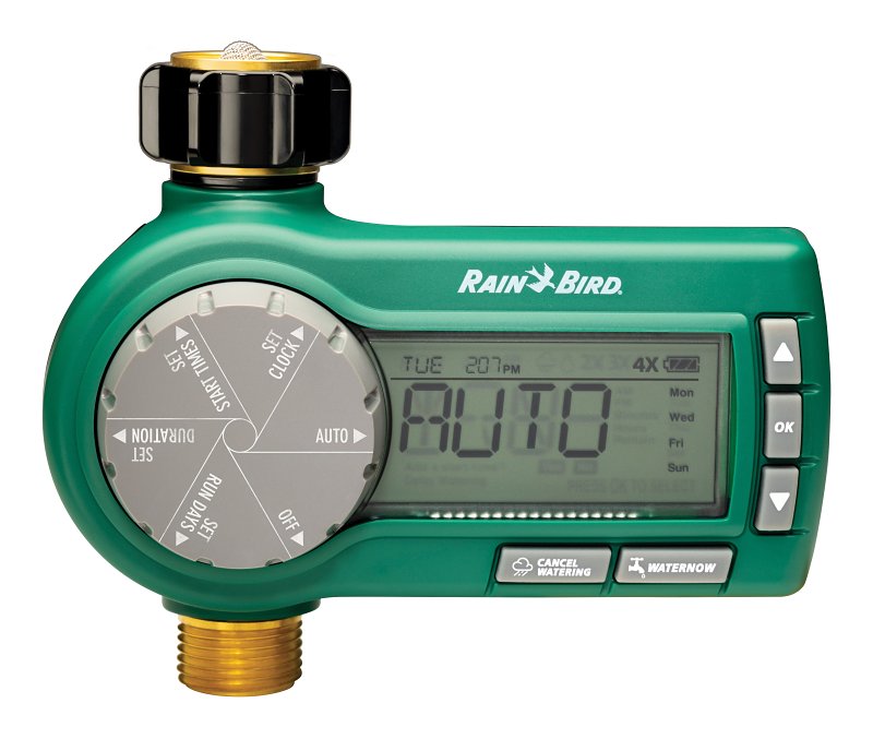 Rain Bird 1ZEHTMRP Premium Hose End Timer, 1 -Zone, 6 hr Cycle, LCD Display