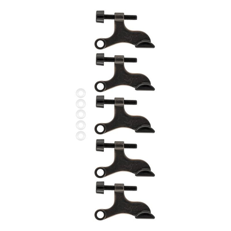 National Hardware N830-565 Hinge Pin Door Stop, 17/32 in Dia Base, 2-1/16 in Projection, Zinc, Oil-Rubbed Bronze