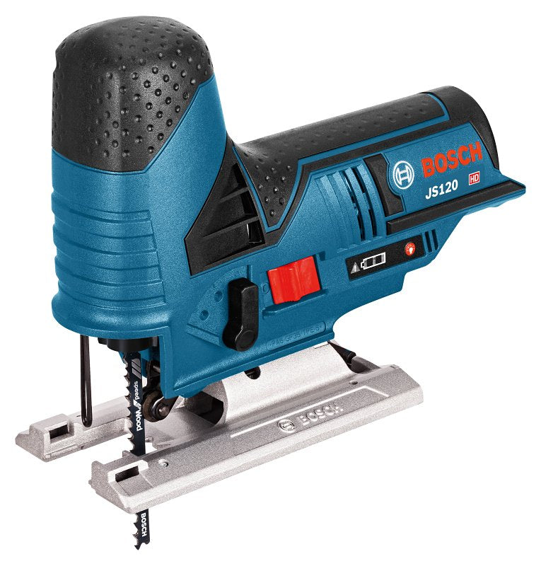 Bosch JS120N Jig Saw, Tool Only, 12 V, 2-1/2, 1/8 in Cutting Capacity, 3/4 in L Stroke, 1500 to 2800 spm