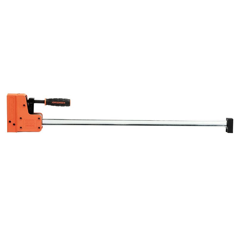 Jorgensen 8030 Jaw Bar Clamp, 1500 lb, 30 in Max Opening Size, 3-7/8 in D Throat, Plastic/Steel Body