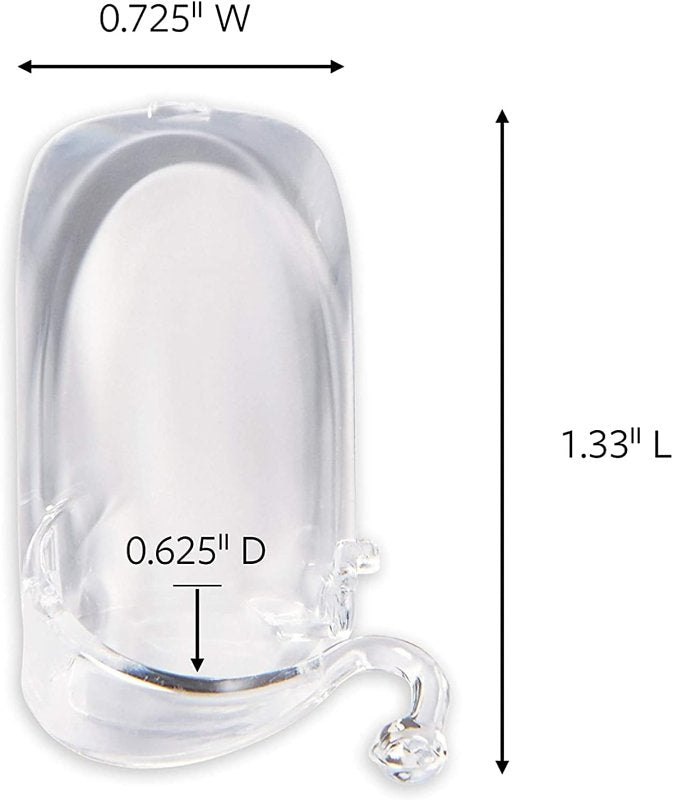 Command 17301CLRAW-ES Rope Light Clip, Plastic, Clear