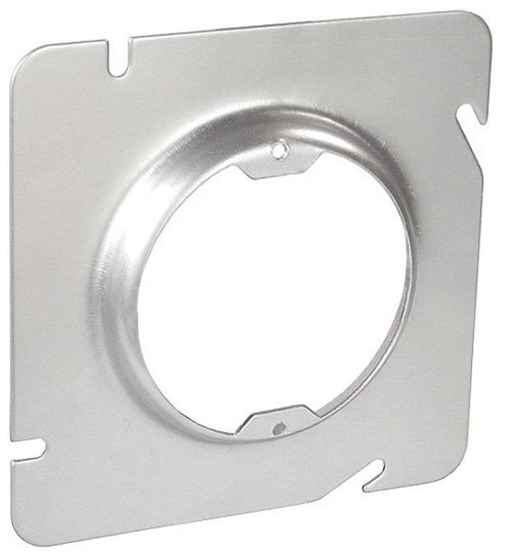 Southwire 72C3-UPC Square To Round Fixture Ring, 2-3/4 in Dia, 4-11/16 in W, Square, Steel, Silver, Galvanized