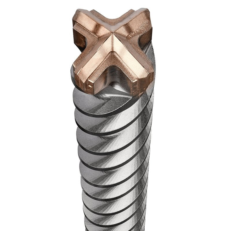 DEWALT ELITE Series DW5830 Drill Bit, 1-3/4 in Dia, 22-1/2 in OAL, High-Impact, 45/64 in Dia Shank, SDS Plus Shank
