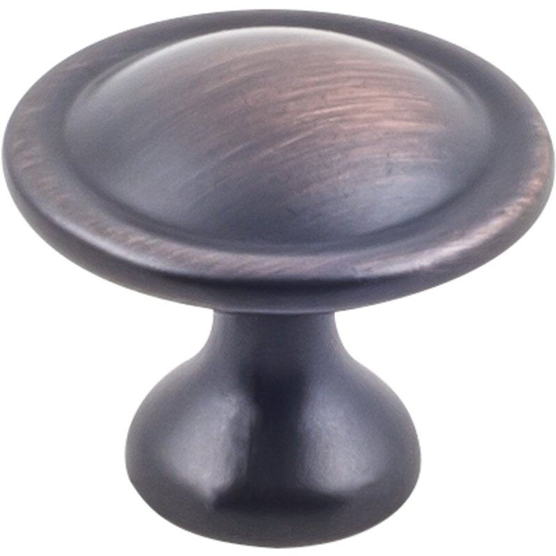 Hardware Resources K413BORB-10 Cabinet Knob, Traditional, Zinc, Brushed Oil-Rubbed Bronze, 10/PK