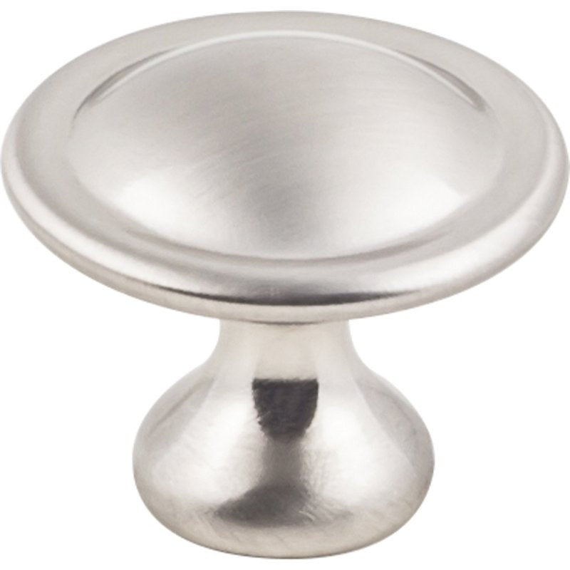 Hardware Resources K413SN-4 Cabinet Knob, Traditional, Zinc, Satin Nickel, 4/PK