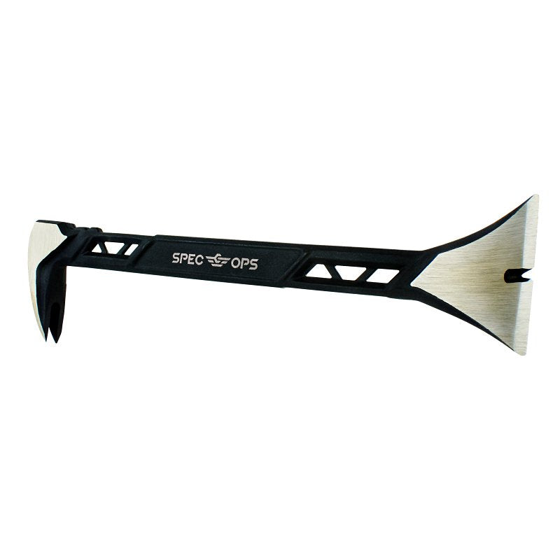 Spec Ops SPEC-D11MOLD Moulding Pry Bar, 11 in L, HCS, Black/Flat Dark Earth