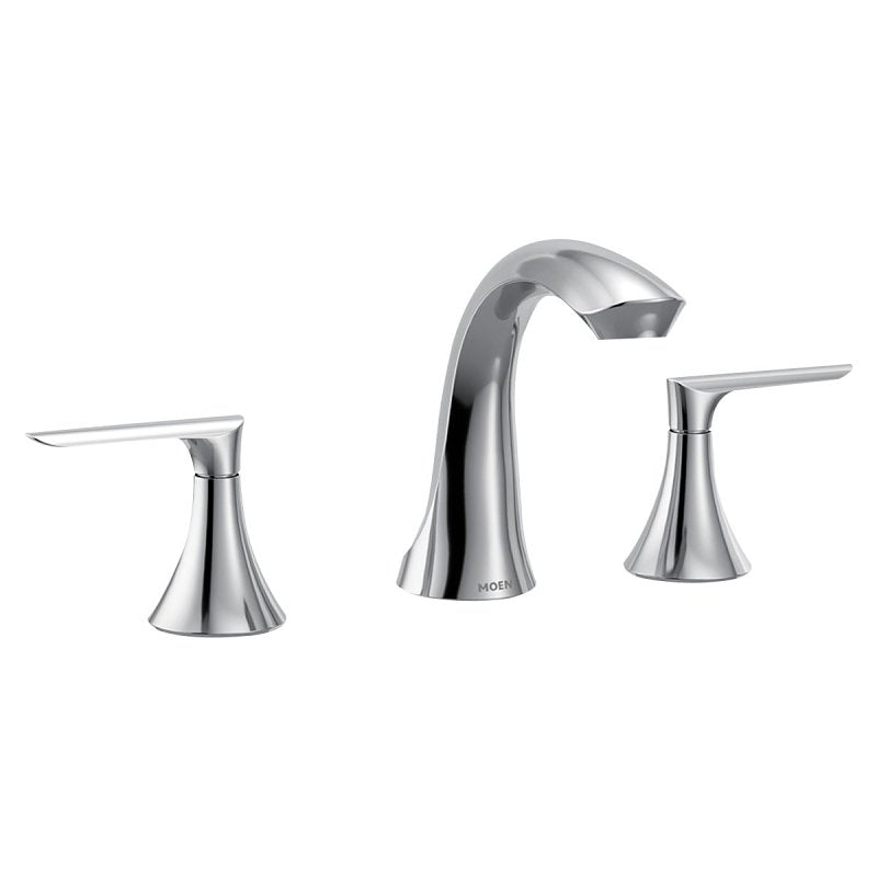 Moen Findlay Series 84517 Bathroom Faucet, 1.2 gpm, 2-Faucet Handle, 3-Faucet Hole, Metal/Stainless Steel, Chrome