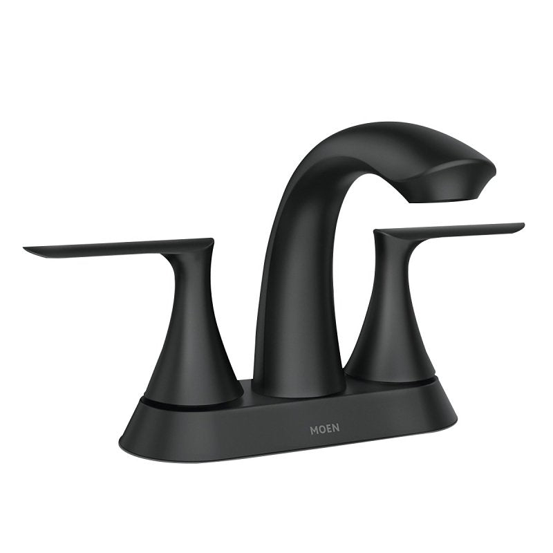 Moen Findlay Series 84515BL Bathroom Faucet, 1.2 gpm, 2-Faucet Handle, 3-Faucet Hole, Metal/Plastic/Stainless Steel