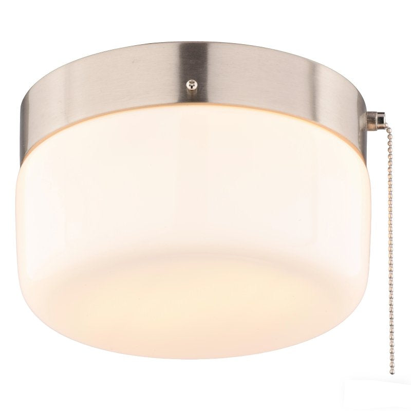 Boston Harbor OG24014 Ceiling Light, 120 V, 2-Lamp, CFL, LED Lamp, Stainless Steel Fixture, Satin Nickel Fixture