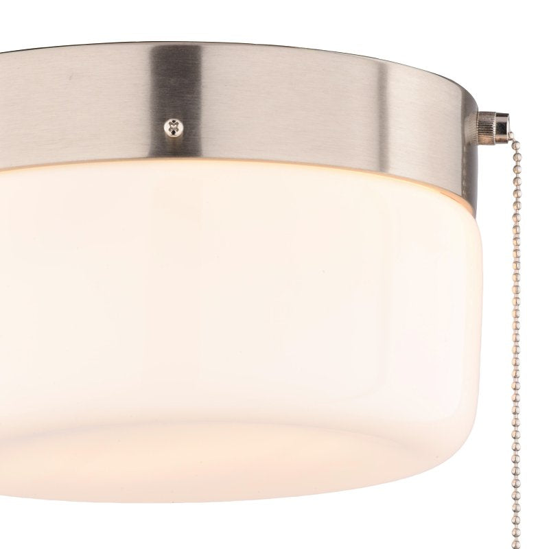 Boston Harbor OG24014 Ceiling Light, 120 V, 2-Lamp, CFL, LED Lamp, Stainless Steel Fixture, Satin Nickel Fixture