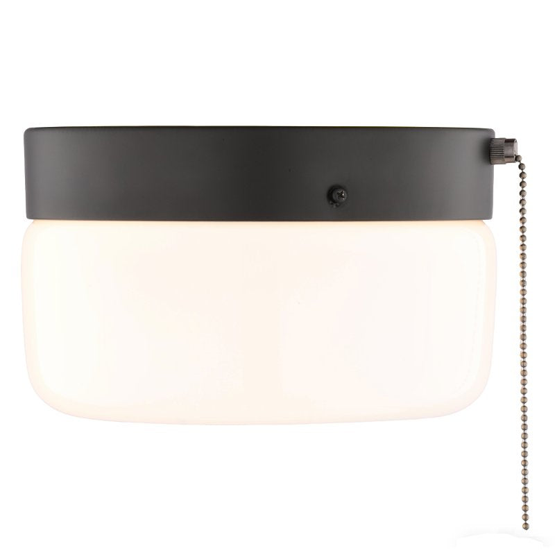Boston Harbor OG24015 Ceiling Light, 120 V, 2-Lamp, CFL, Incandescent, LED Lamp, Metal Fixture, Matte Black Fixture