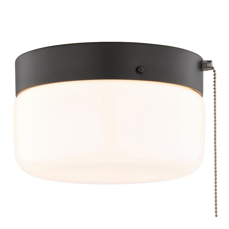 Boston Harbor OG24015 Ceiling Light, 120 V, 2-Lamp, CFL, Incandescent, LED Lamp, Metal Fixture, Matte Black Fixture
