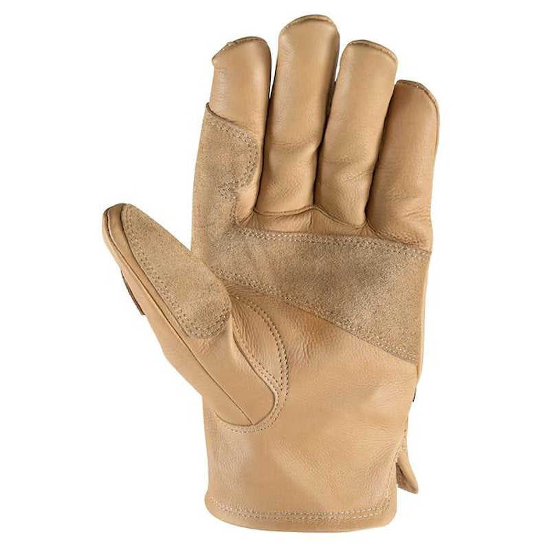 Wells Lamont 1140-M Gloves, Men's, M, Keystone Thumb, Adjustable Wrist, Ball and Tape Cuff, Cowhide Leather, Brown/Tan