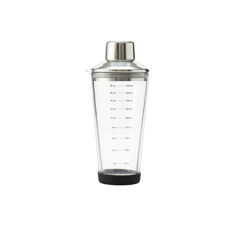 Houdini 5289263 Cocktail Shaker, Glass/Silicone, Pack of 2