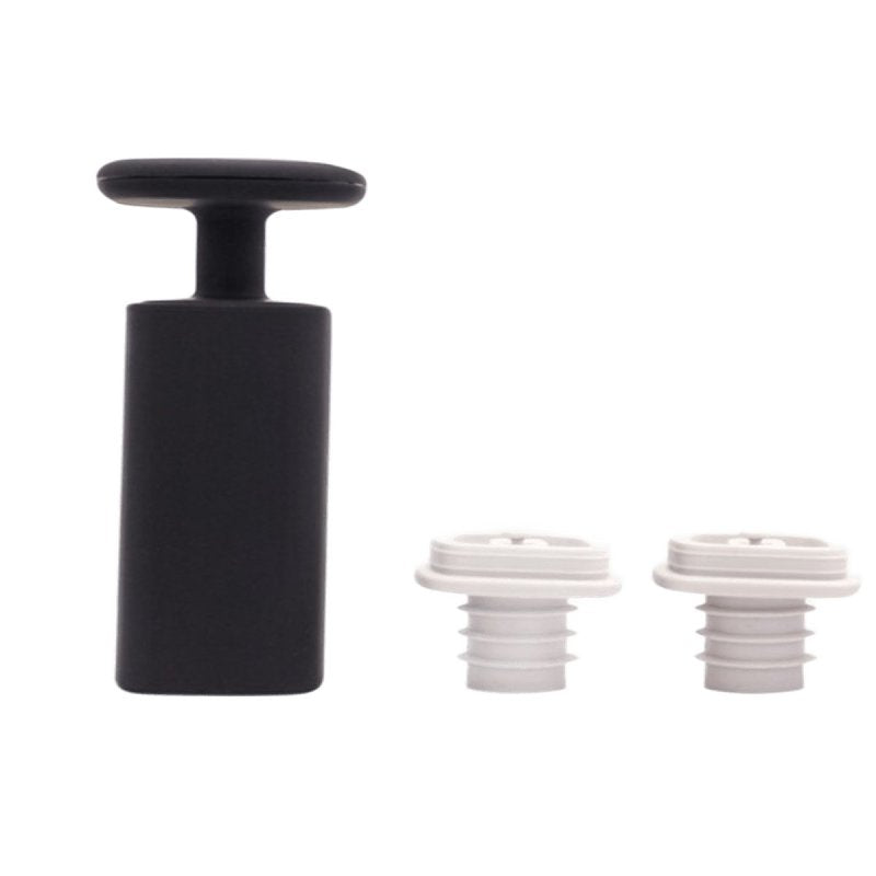 Houdini H3-013001T Vacuum Wine Saver and Preserver with Stopper, Ergonomic Grip Handle, Pack of 6