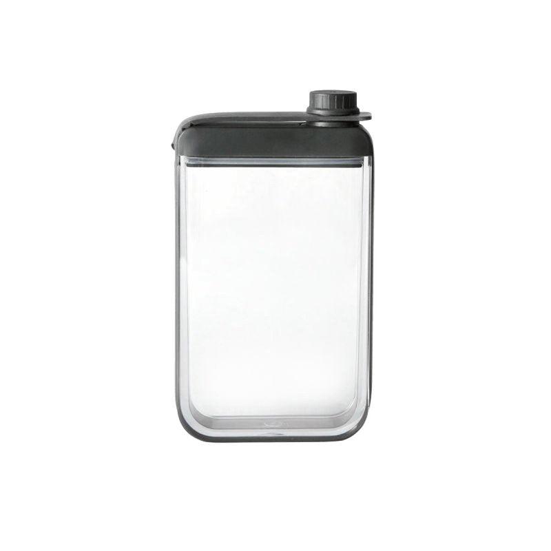 Houdini H4-20538T Flask, Plastic/Silicone, Black/Clear, Pack of 2