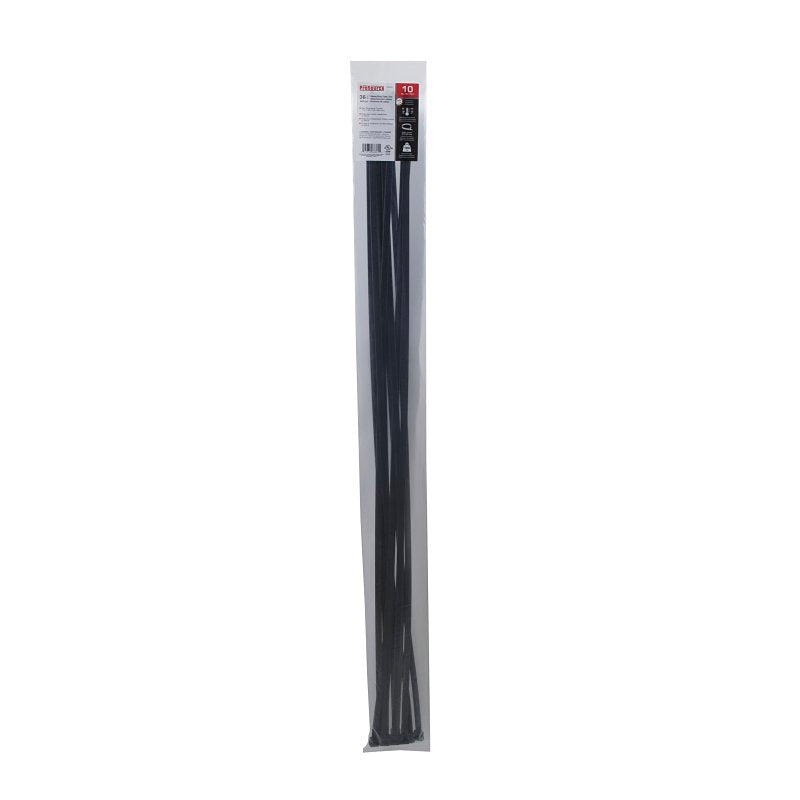 ProSource CT0924 Cable Tie, 36-3/16 inches, 180lb Tensile Strength, Self-Locking Locking, Nylon, Black