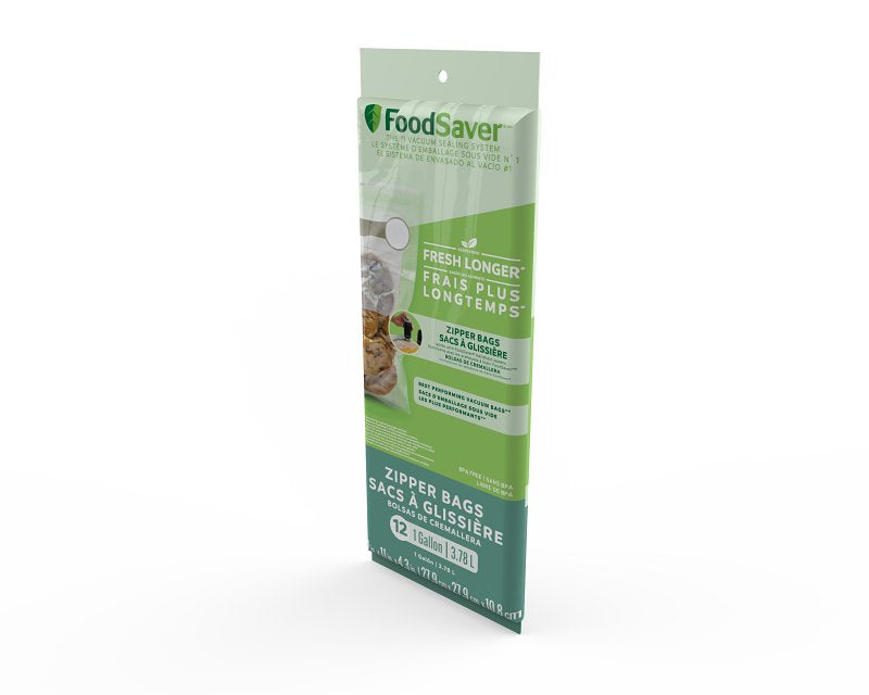 FoodSaver FSFRBZ0316-NP Vacuum Bag, 1 gal Capacity, Clear