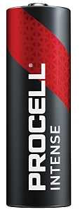 Procell Intense Series PX1500 High-Performance Battery, 1.5 V Battery, 3112 mAh, AA Battery, Alkaline, Manganese Dioxide
