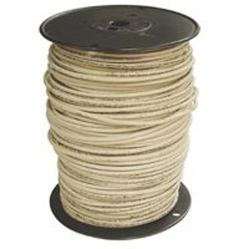 Southwire 8WHT-STRX500 Series Building Wire, White Sheath, 8 AWG Wire, 1-Conductor, 500 ft L, Copper Conductor
