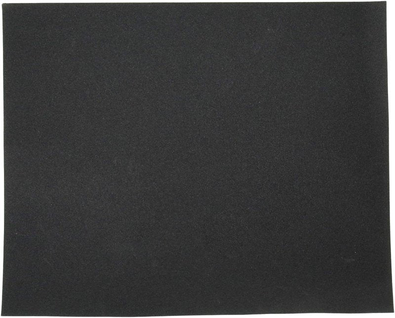 3M Wetordry 431Q Sandpaper Sheet, 9 in L, 11 in W, 120 Grit, Silicon Carbide Abrasive, Paper Backing, Pack of 50