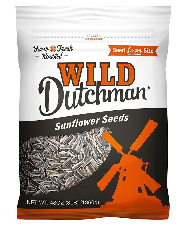 WILD Dutchman 506 Sunflower Seed, Original, 3 lb Bag, Pack of 3