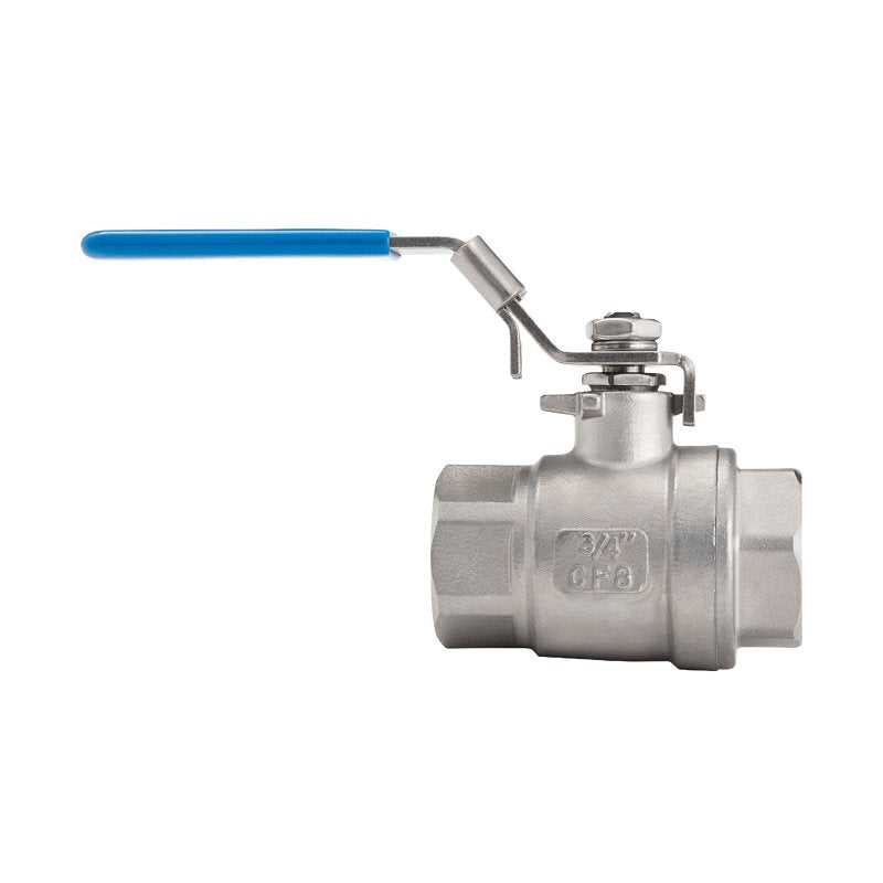 ProLine Series 7690SST Series 107-714SS Ball Valve, 3/4 in Connection, FIP, 1000 psi Pressure, Handle Actuator