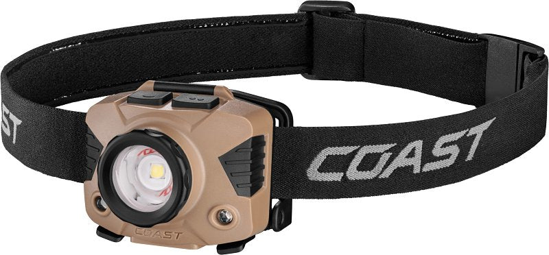 Coast 31298 Headlamp, AAA Battery, Alkaline Battery, LED Lamp, 700 Lumens (High), 110 Lumens (Low), 370 Lumens (Medium)