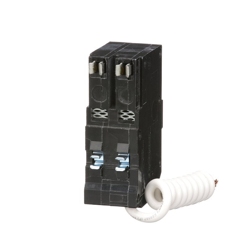 Square D QO QO240GFIC Miniature Circuit Breaker, Ground Fault, 40 A, 2-Pole, 120/240 VAC, Plug-In, Pack of 3