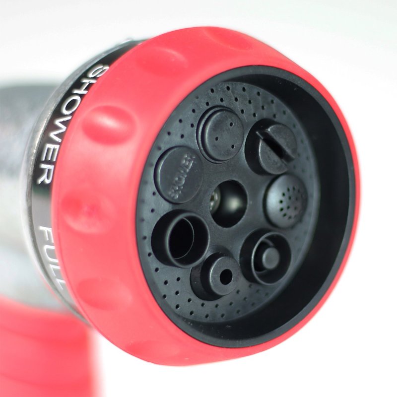 Chapin 4640 7-Pattern Adjustable Hose Spray Nozzle, 3/4 in, GHT, Metal/Poly