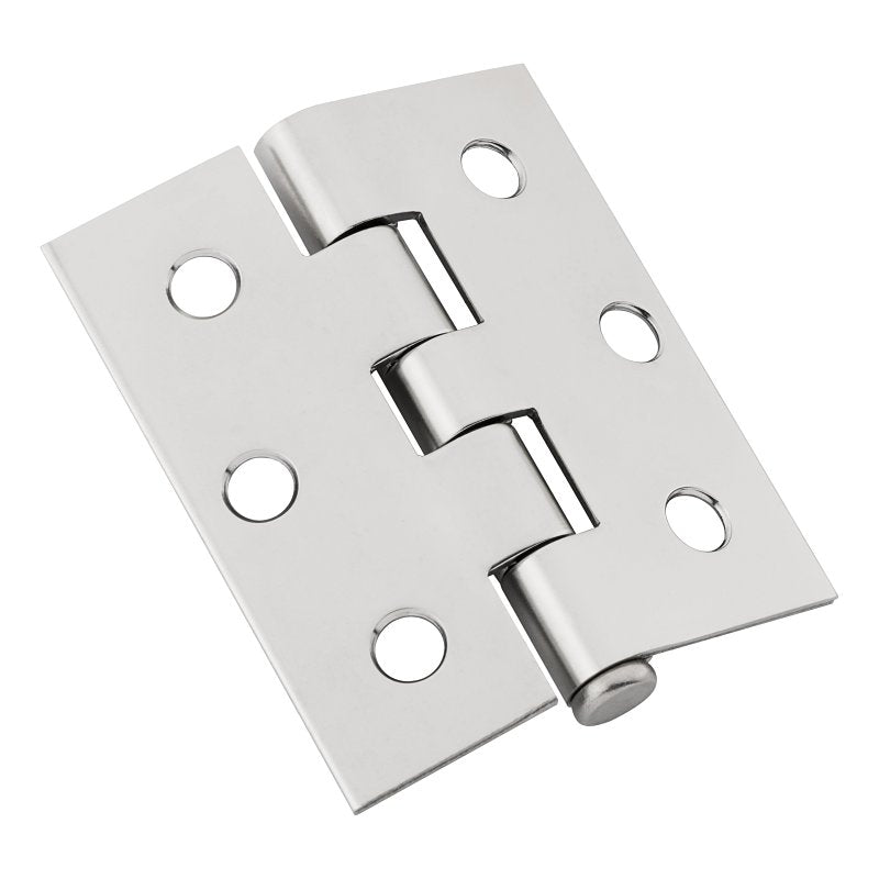 National Hardware N185-701 Screen/Storm Door Hinge, 3 x 2-1/2 in, Stainless Steel, Surface Mounting, 45 lb, Tight Pin