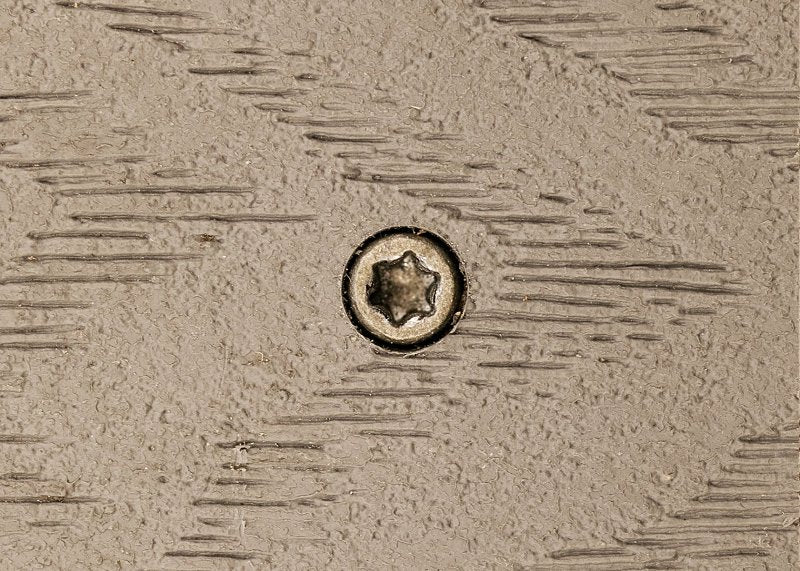 Camo 0395070 Deck Screw, #10 Thread, 2-1/2 in L, Coarse Thread, Flat Head, Star Drive, Type 99 Double Slash Point, 1000