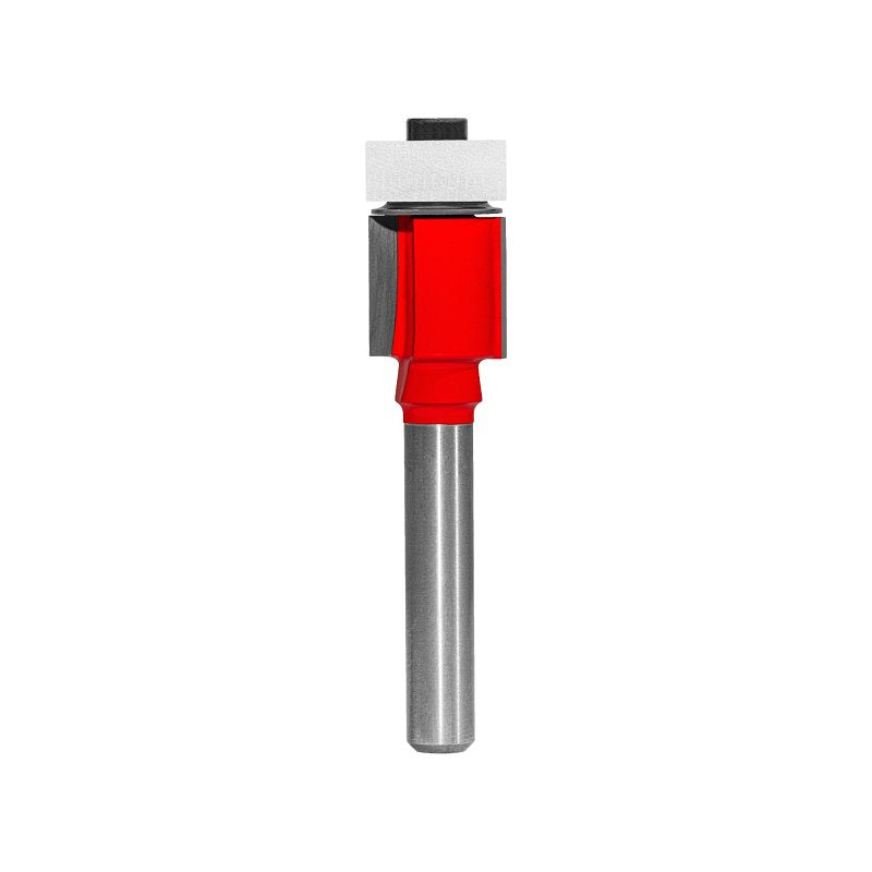 Freud 47-106 Bearing Flush Trim Bit, 1/2 in Dia Cutter, 1/2 in L Cutting, 2-1/8 in OAL, 1/4 in Dia Shank, 2-Cutter