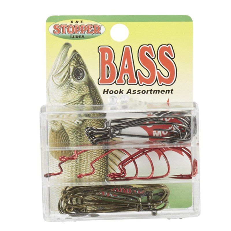 K&E STOPPERS BASS HOOK ASSORTMENT